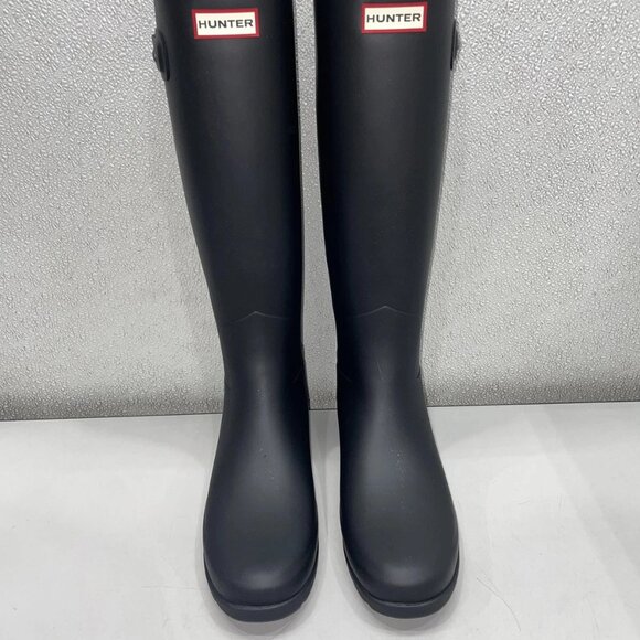 NEW HUNTER Women’s Refined Tall Rain Boots – Black - Picture 7 of 8